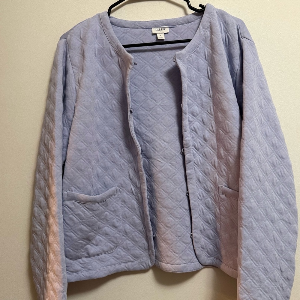 J. Crew Light Purple Quilted Jacket - Picture 5 of 6